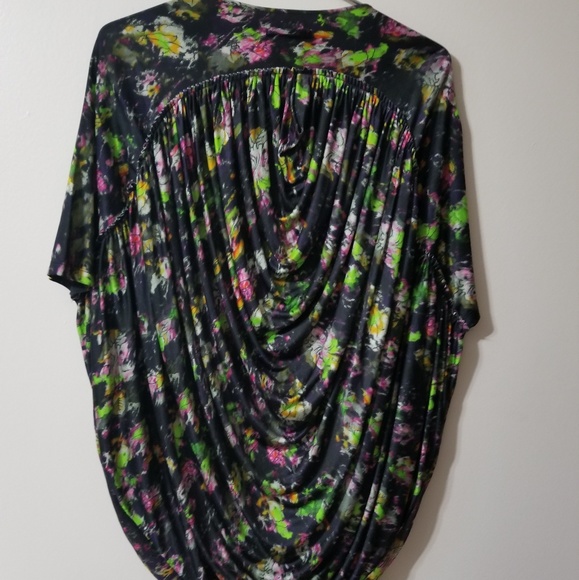 Jean Paul Gaultier RUNWAY floral draped pencil dress designer ♥️ 10/13 HOST PICK - Picture 7 of 7